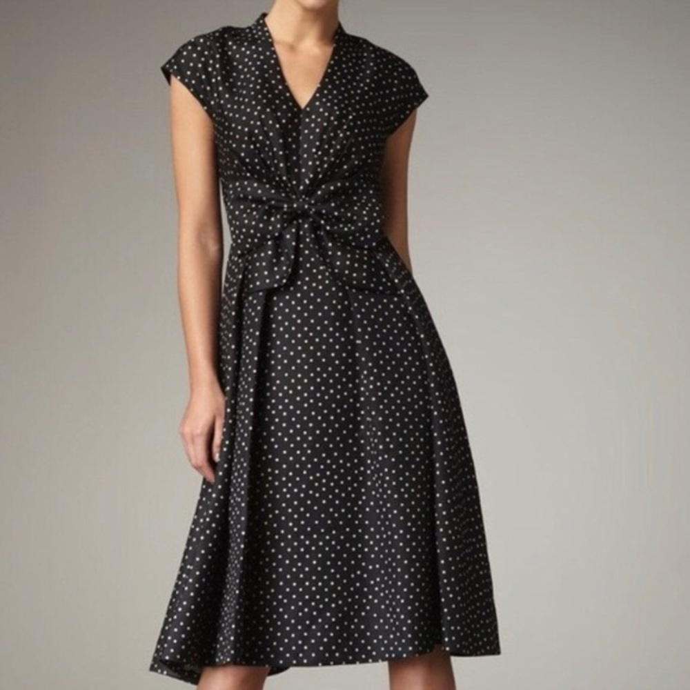 Kate Spade Freesia bow polka dot dress